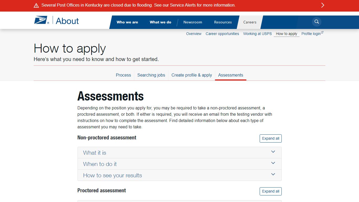 Assessments - Careers - About.usps.com